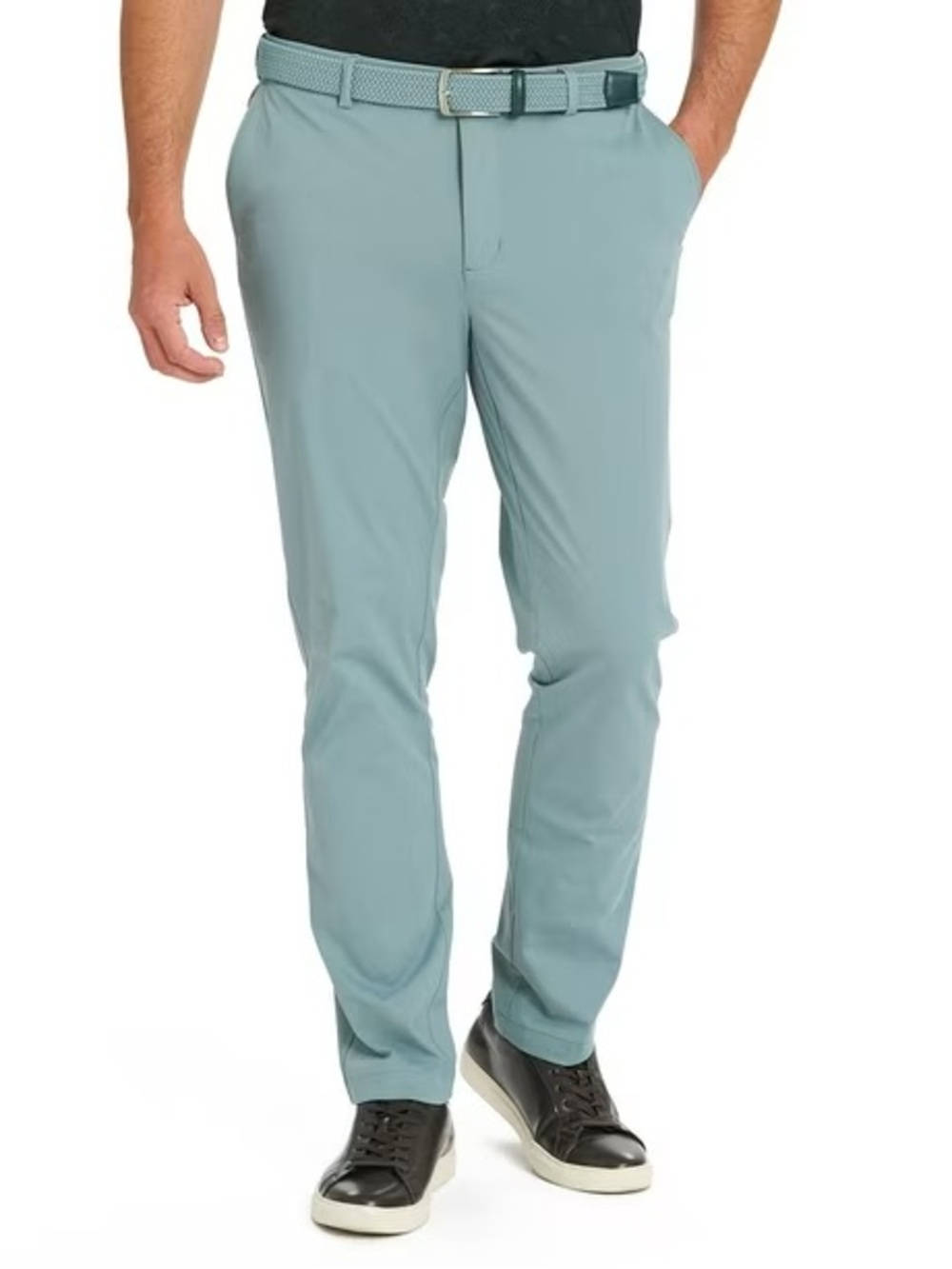 Greg Norman Men’s Performance Flex Waistband Snap Button Pants